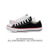 Kit All star Branco + All Star Preto