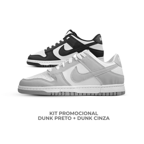 Kit Dunk Cinza + Dunk Preto²